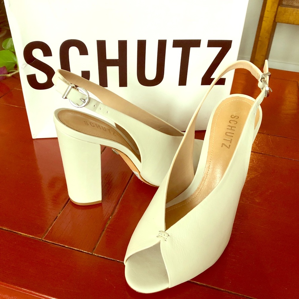 Anthropology - Schutz peep toe, NEW!